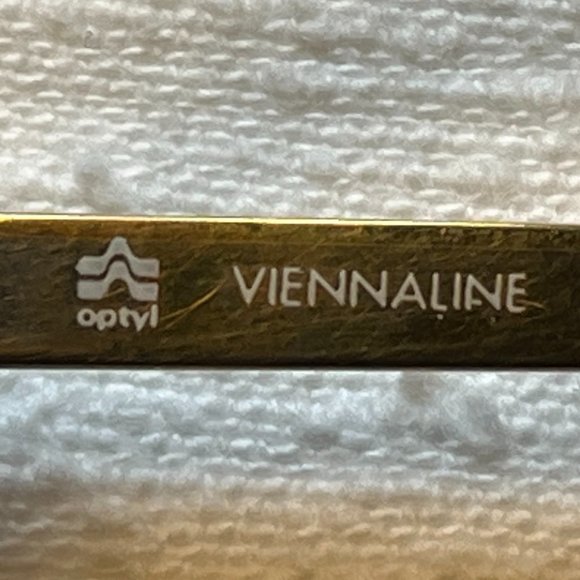 Vintage Viennaline Frame Austria 3076 Optyl Honey Amber Eyeglass Frame - Picture 6 of 7